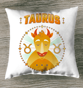 Taurus Outdoor Pillow | Zodiac Series 1 - Beyond T-shirts
